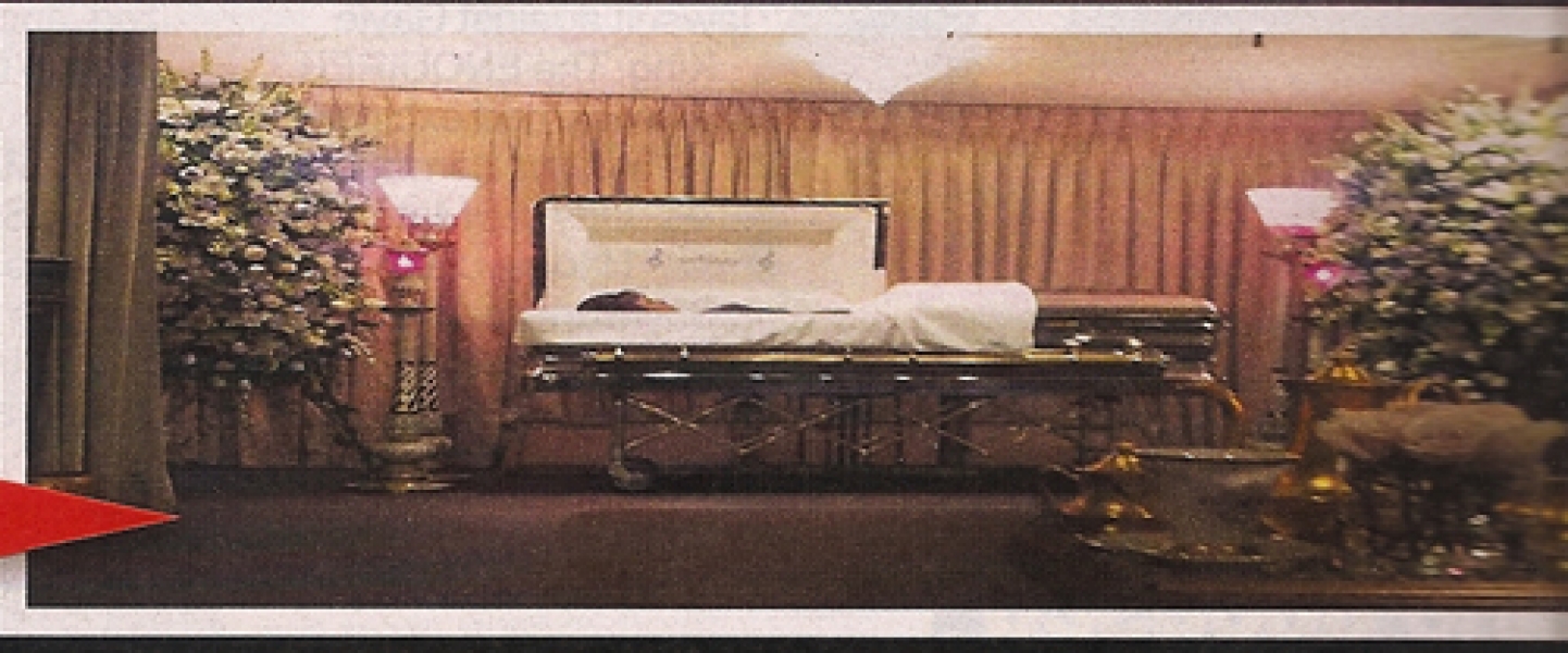 Похороны уитни хьюстон фото в гробу