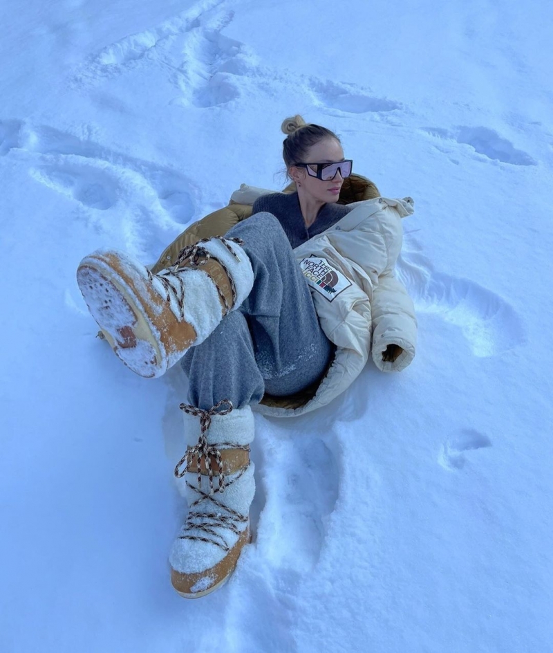 ეს გოგო საზოგადოების გაოცებას ყოველთვის ახერხებს - ანუკი არეშიძის ფოტოსესია თოვლში