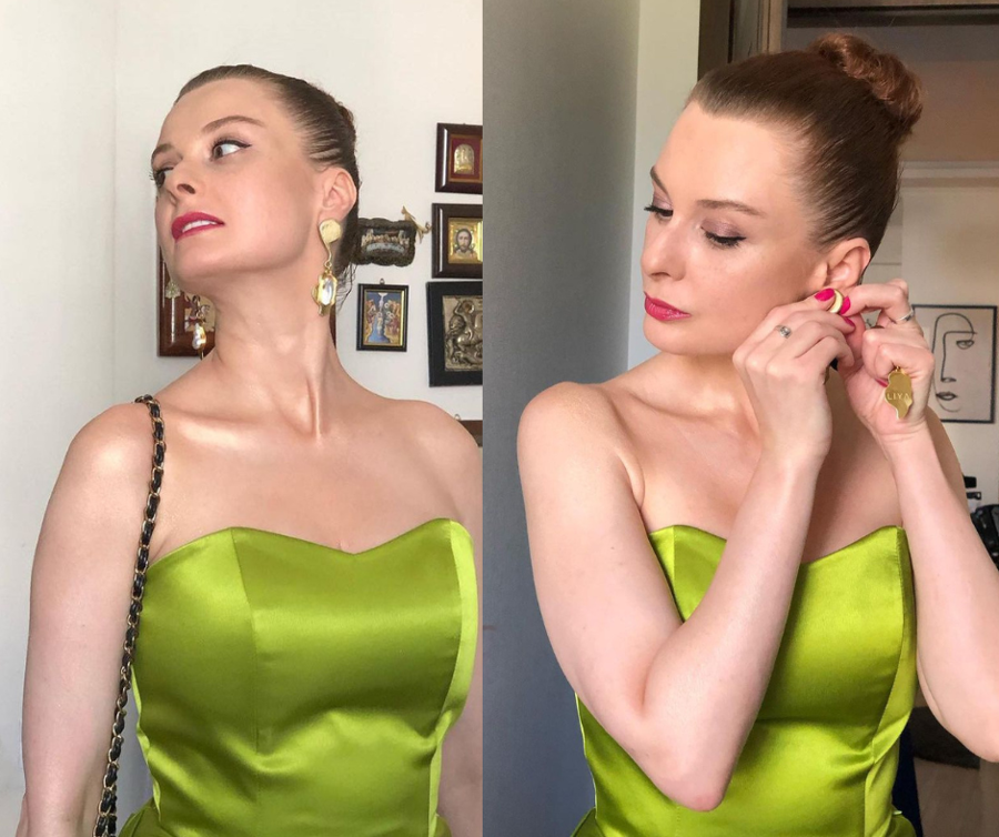 "აი, რა არის სილამაზე" - ნინო გაჩეჩილაძის ახალი ფოტოები გადასაღები მოედნიდან