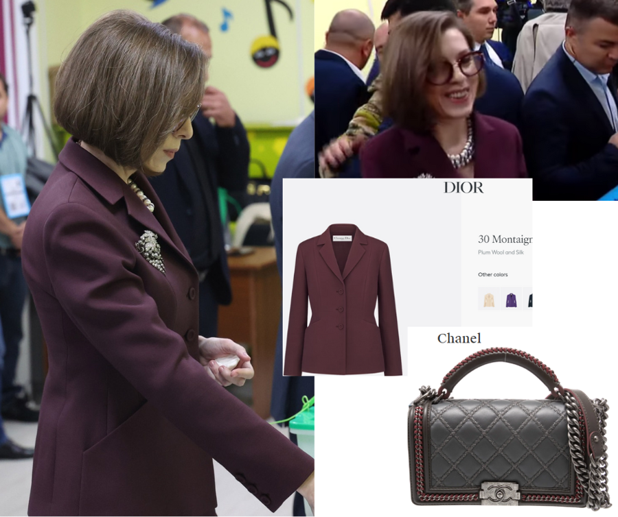 ეკატერინე ხვედელიძის იშვიათი გამოჩენა: რა ღირს DIOR-ის პიჯაკი CHANEL-ის ჩანთა, რომელიც მან არჩევნებზე მოირგო